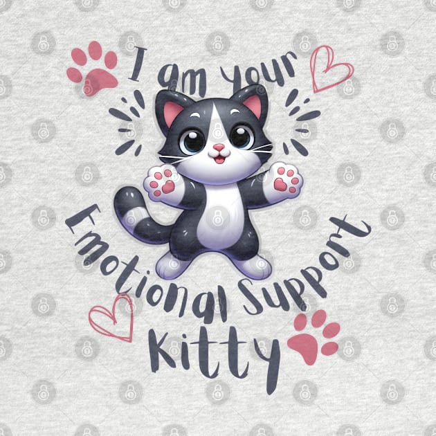 I am your emotional support kitty by Art from the Machine